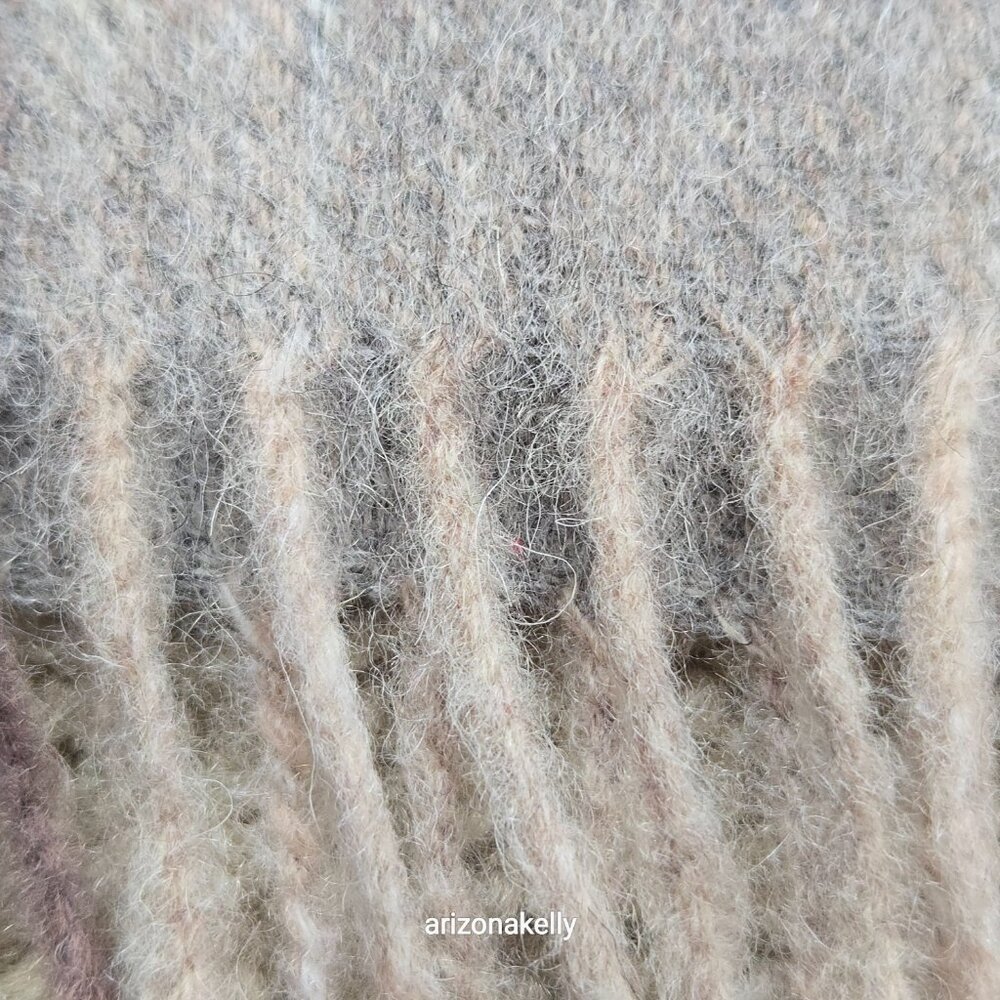 NWT James Pringle Weavers 100% Wool Plaid MacKellar Tan, Grey & Brown - Picture 6 of 13